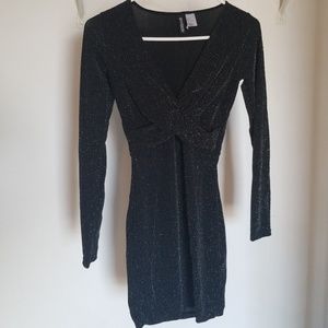 Sparkly long sleeve dress